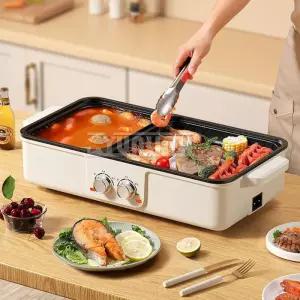 가정용 그릴 냄비 기계 Parrilla Electrica 요리 바베큐 철판