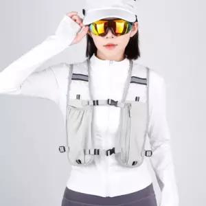 여성 메쉬 멀티 포켓 조끼 1P 야간 반사 아웃도어망사 작업 용망사 여름등산 낚시 등산용 도어 다용도 주머