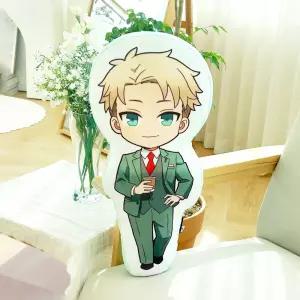 스파이패밀리 SD 라인 프린트 쿠션 - 로이드 포저인형베개 인테리어 거실 소파 캐릭터