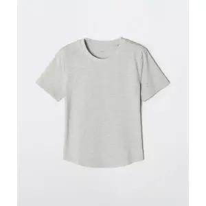 SPAO 코튼스판 세미 크롭 슬림 반팔티 SPRWG25G01