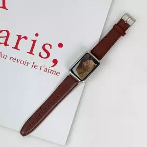 엔터콘 갤럭시핏3 모던 가죽 스트랩 밴드3줄 3가죽 3시계 3줄 3트랩 3루프