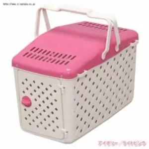 아이리스 PHC-450 피크닉 이동장 라이트핑크애견케이지 강아지 캐리어 소풍가방이 바구니이 애완용이