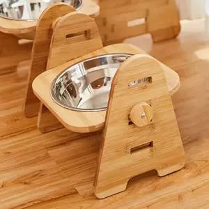 반려동물 높이조절 스텐 식기(1구)강아지밥그릇 급수기 강아지 애견반자동 반자동 고양이동 애완 물그릇