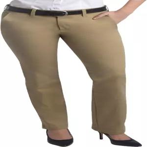 디키스 여성 미드 라이즈 스키니 스트레치 트윌 팬츠