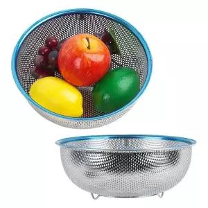 타공 펀칭 볼 바구니 3호 주방 정리 스테인리스 바스켓 야채 세척