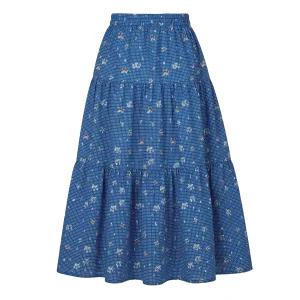 [인베스트] 플라워 스퀘어 나염 티어드 스커트_IN6M1SK8381