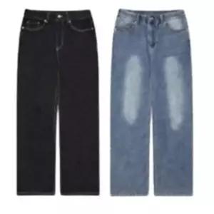 행텐 HC04 여성스트레이트청바지 여성히든밴딩 스트레이트청바지 10520-155-403