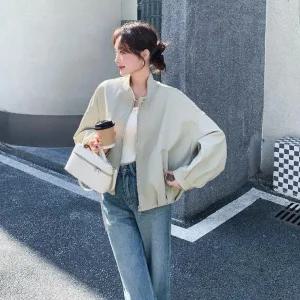 타노스여성 데일리룩 재킷 가죽 커버 KUK1