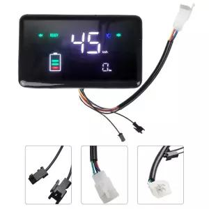 전기 자동차 LED 디스플레이 오토바이 속도계 48-72V 삼륜차 자전거 디지털 계기판 부품