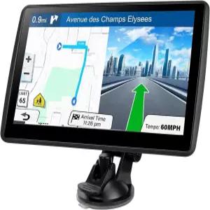 카 트럭 RV용 GPS 내비게이터 2026 최신 지도 음성 안내 기능이 있는 7인치 터치스크린 속도 제한 및