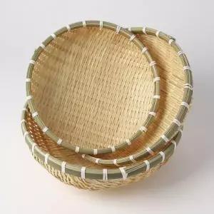 [콩심팥심]바구니 채반 원형 광주리 건조 대나무 소쿠리 3p세트