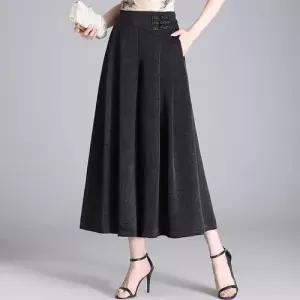 손오반 여자 팬츠 치마 여름 와이드 루즈핏 아이스 데일리룩 경량 KUK1