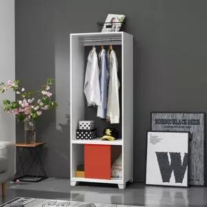 좁은 공간 인테리어 북유럽풍 수납 행거 600 4색 가정용 매장용 옷걸이헹거 간이옷장