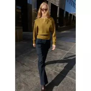 Zara 자라 벨트 니트 스웨터 - 라임 그린 5536/003/510