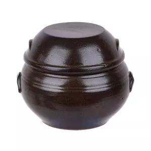 [골드스마일]옹기 미니 항아리 전통 반찬 용기 2호 도자기 그릇 양념통