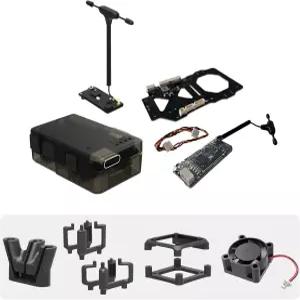 런캠 XF C-20T/C-20D FPV 짐벌 마운트 키트 헤드 트래킹 송신기 및 RX 냉각 팬 DJI O3 O4 PRO와 호환되는