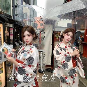 유카타 기모노 옷 튬 여성 무녀복 료칸 프레