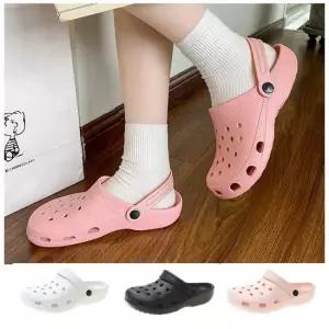 인기상품 베이직 컬러 여름 데일리 고무 방수 여성 뮬 슬리퍼 [WF8E8D6_260403]