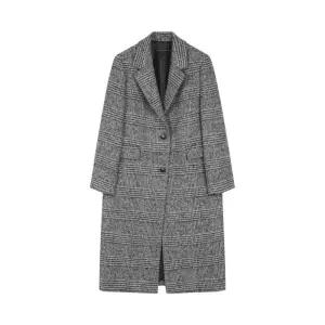 매장정품 SISLEY 시슬리 레오나르도 체크 싱글 테일러드 코트 SACT50561 1407021