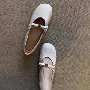 천진반여성 메리제인 서머 단화 슈즈 힐펌프스 신발 데일리룩 펌프스 라운드 플랫 스트랩힐 KUK2