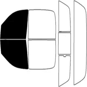 오토텍 프리컷 윈도우 틴트 필름 전면 투 도어 자동차 햇빛 차단 보호 프라이버시 안티 샤터 글래스 2