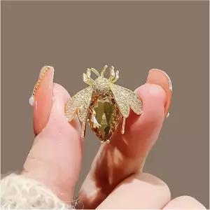 트렌디 브로치 크리스탈 꿀벌 패션 옷핀 액세서리