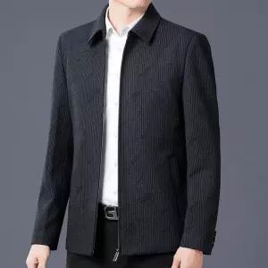 남성 가을 양털 재킷 터틀넥 캐주얼 코트 모직 상의 J03Z3S OP3