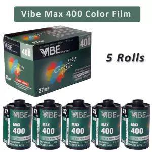 VIBE Max 400 컬러 필름 ISO 135 네거티브 501F 카메라 카독 35mm 카메라용 롤 27EXP 1-10