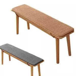 [콩심팥심]폭신한 벤치 의자 방석 미끄럼 긴의자 방석 거실 식탁