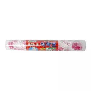 꽃무늬 식탁보 약90x130cm 15매 일회용 식탁 비닐