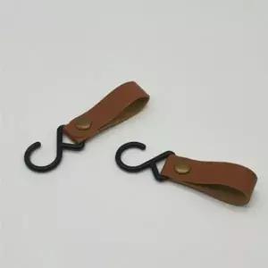 [JHQS2ISB_53D4]텐트 행거용 갈색 캠핑가죽고리 (31912625A)