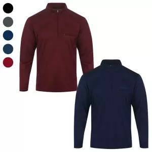 [리빌모아]남자 봄 여름 국내제작 스판 반 집업 티셔츠 DH-L-TS-WD401