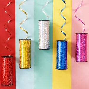 100야드/롤 글리터 컬링 리본 풍선 수집 포장 공예용 크리스마스 특별한 웨딩 파티 장식