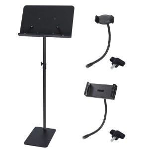 전문 오케스트라 홀더 악보 가능한 스탠드 높이 조절 피아노 금속 키보 스탠드 디지털 음악