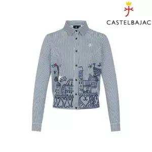 매장정품 CASTELBAJAC 까스텔바작 여성 스트라이프 아트웍 셔츠 BGFSSH501 1396829