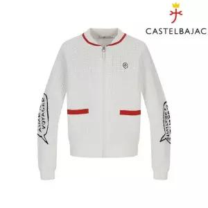 매장정품 CASTELBAJAC 까스텔바작 여성 배색 아트웍 집업 니트 가디건 BGFSTL504 1396822