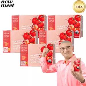 뉴밋 유기농 토마토 착즙 100 5박스