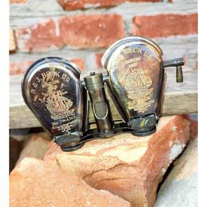 VINTAGE BECK LTD 블랙 오페라 안경 앤티크 메탈 LONDON