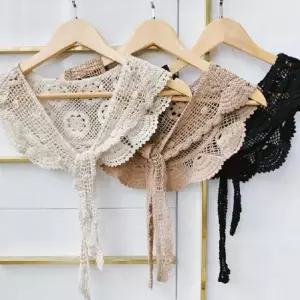 넥레이스 목도리 페이크 카라 목도리 카라장식 스카프 머플러 페이크카라