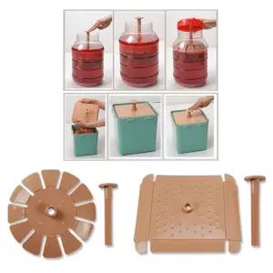 (황토)각종청/담금주 필수품 누루미(원형/사각) 매실청 담금주 누루미