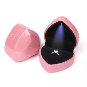 LED 하트 반지 케이스 주얼리케이스 반지케이스 보석상자 쥬얼리상자