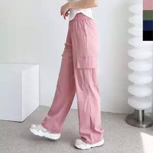 GSS VR181W 여자아이스쿨 카고와이드 밴딩팬츠