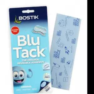 깜도리2 블루택 점착제 풀테이프 소품고정 재사용 사진붙이기 블루90g