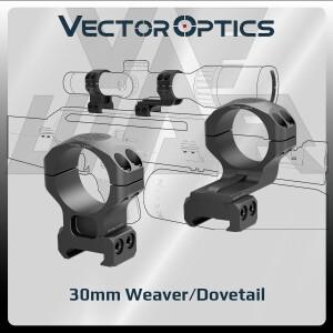 벡터 광학 스코프 마운트 링 캔틸레버 더브테일 위버 에어소프트 액세서리 1.25 인치 30mm