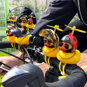 쌍문상회 지금 필요한 자전거용 러버덕 오리 장식 악세사리 헬멧 벨 라이트