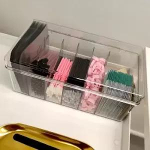 [생활] 속눈썹재료 보관 아크릴 투명 정리함 정리정돈 수납