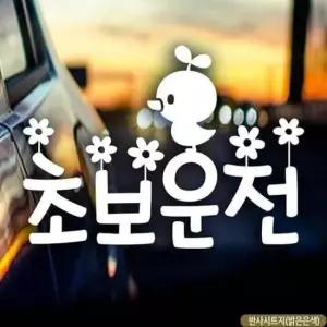 [CAR] 초보운전 자동차스티커 반사시트지 나들이