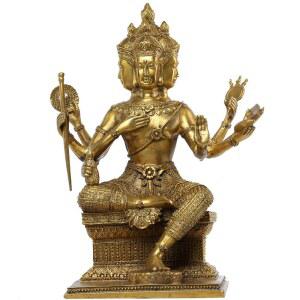 황금 시바 동상 힌두교 공예품 비슈누 풍수 인도 부처님 사무실 조각 코끼리 인테리어 입상