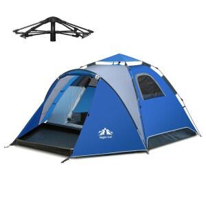 캣 인스턴트 팝업 텐트 2 3인용 발자국 방수 자동 유압 메커니즘이 있는 간편한 캠핑