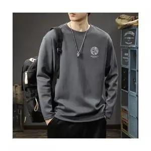 가을 남친 니트 투피스 페이크 브이넥 V넥 차콜 코트 CH3